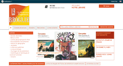 Desktop Screenshot of librairie-broglie.com