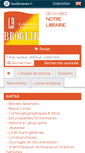 Mobile Screenshot of librairie-broglie.com